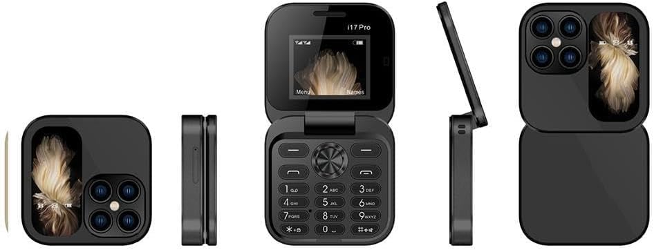 Mini-telefoon aan de lader, klaar voor essentiële connectiviteit; een betrouwbare basis telefoon.