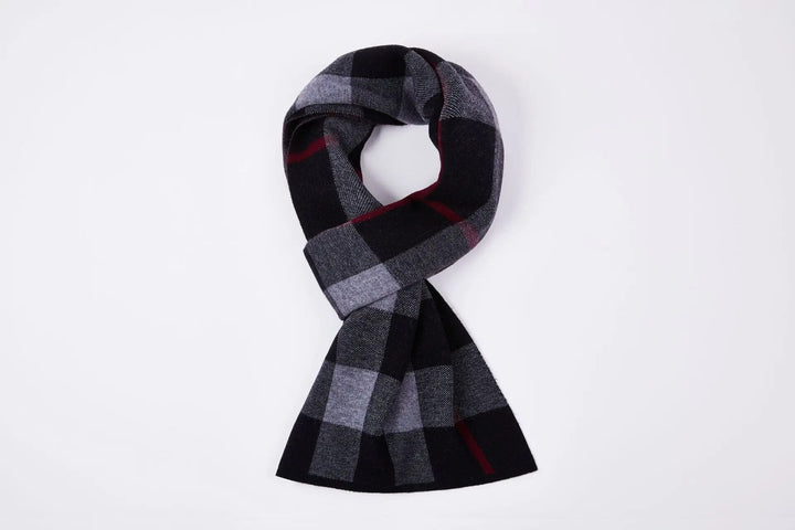Klassieke heren wollen sjaal, biedt superieure warmte en comfort. Essentieel voor de winter.