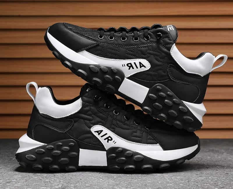 Comfortabele Hoymans heren sneakers met platformzool, ideaal voor dagelijks gebruik en een modieuze vrije tijd outfit.