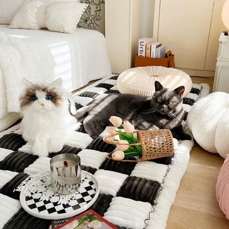 Comfortabel bankkleed van zacht chenille voor huisdieren. Beschermt uw bank en biedt een fijne ligplek.