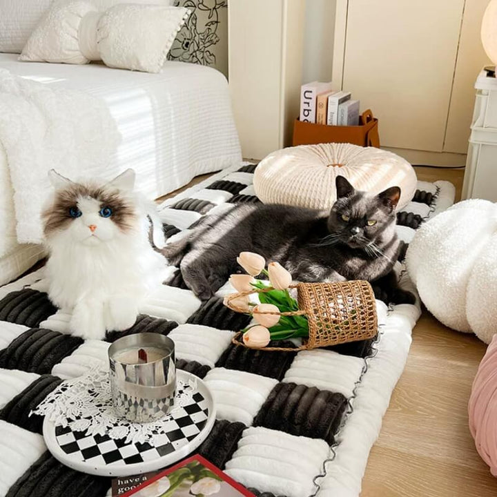 Comfortabel bankkleed van zacht chenille voor huisdieren. Beschermt uw bank en biedt een fijne ligplek.