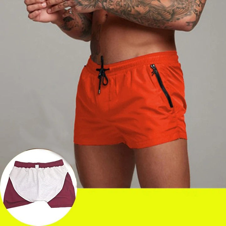 Sportieve heren zwemshort, ontworpen voor prestaties en comfort tijdens zwemmen en andere wateractiviteiten.