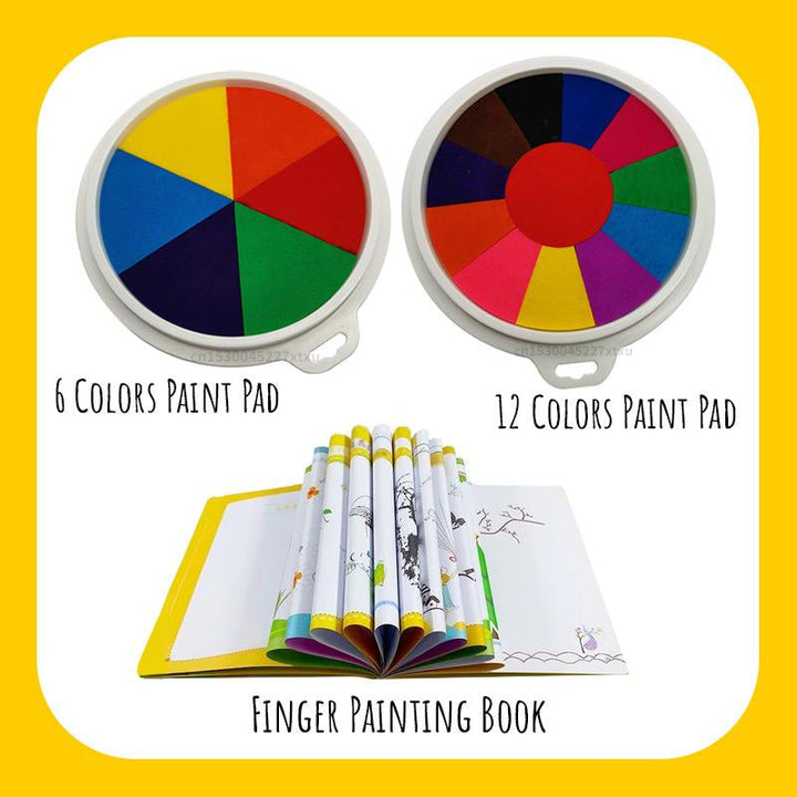 Deze vingerverfset is een perfect cadeau voor kinderen die houden van knutselen, creativiteit en verf.