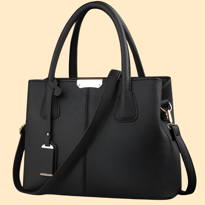 Chique leren schoudertas, veelzijdig en elegant, de perfecte tas voor de moderne vrouw.