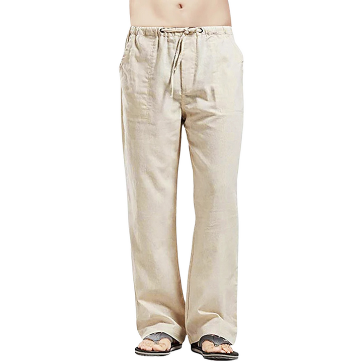 Comfortabele, luchtige heren zomerbroek, perfect als strandbroek of voor een casual vakantie outfit. Oversized pasvorm.