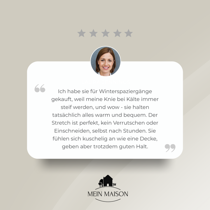 Fluweelzachte thermische kniewarmers, comfortabel en beschermend tegen kou.