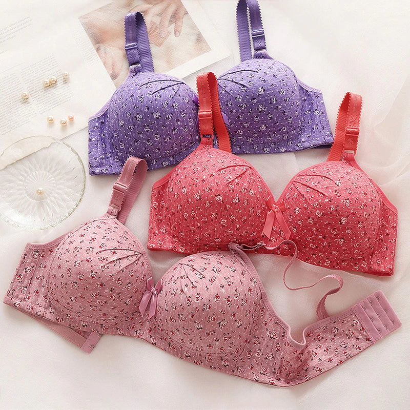 Set van 2 dames comfortbh's met voorsluiting, draadloos. Koop 1 krijg 1 gratis actie!