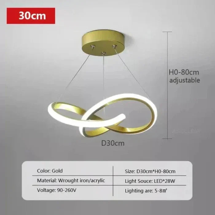 Dimbare WaveGlow LED plafondlamp met afstandsbediening, elegant golfdesign voor energiezuinige verlichting.