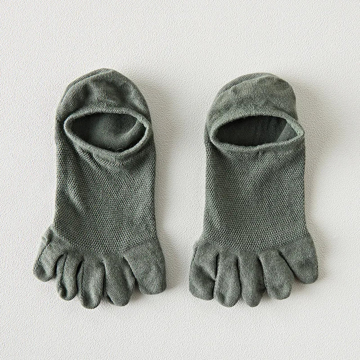 Bootsokken voor dames: warme en stijlvolle teensokken in effen design.