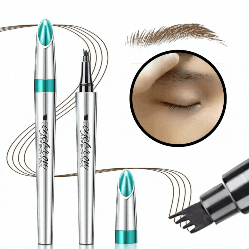 Vrouwen microblading pen voor natuurlijke, volle wenkbrauwen. Waterproof, langhoudend make-up product.