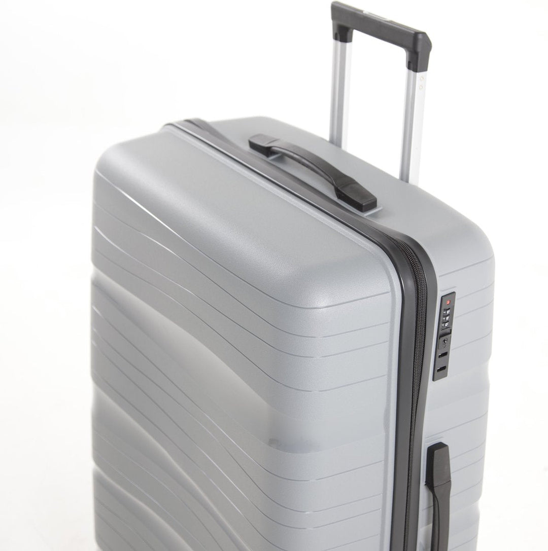 De Oslo harde koffer klaar voor vertrek, een betrouwbare reispartner voor al je vakantieavonturen.