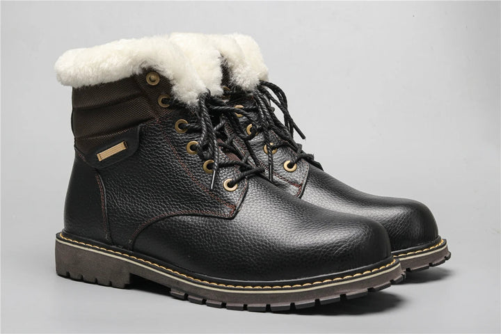 Elegante heren winterlaarzen, met ultra warme voering en stevige constructie.