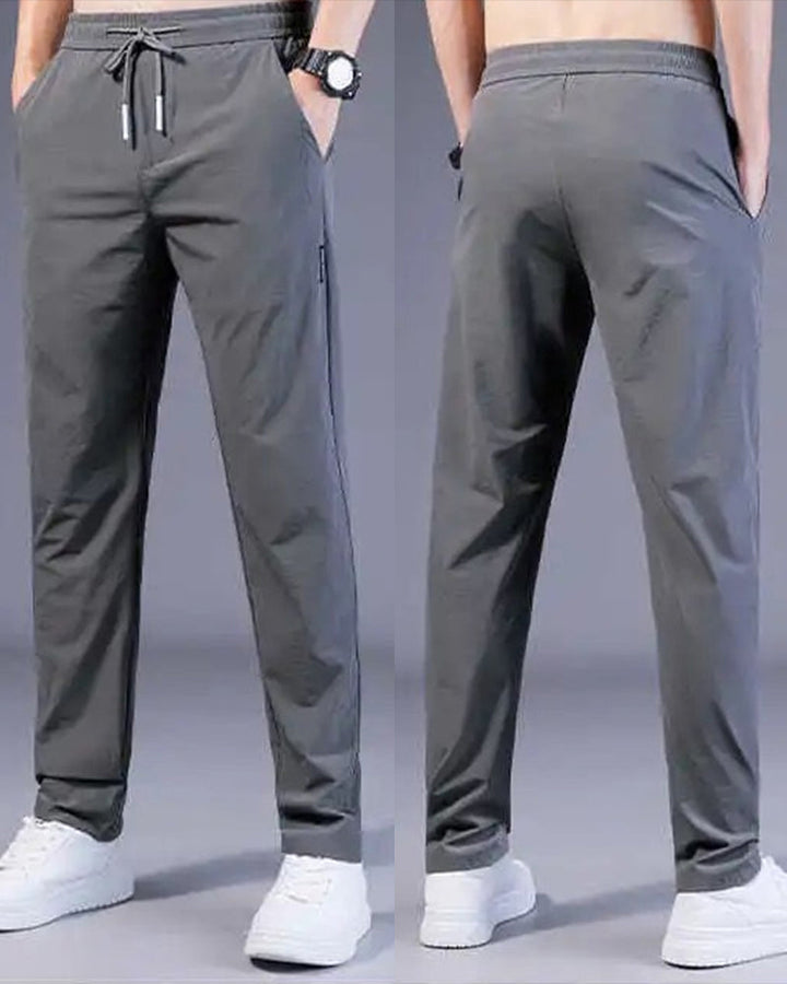 AeroFlex sportbroek voor heren, sneldrogend, optimale stretch voor hardlopen, wandelen en trainingen.