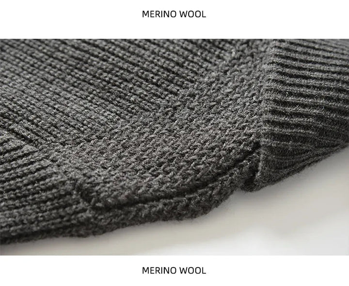 Veelzijdig heren merinowol vest, ideaal als warme casual bovenkleding in de winter.