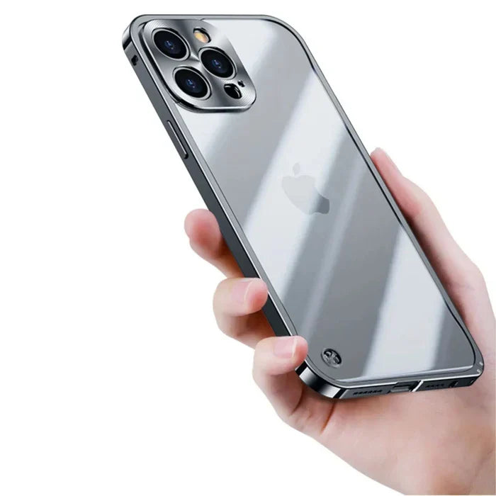 Nieuw SteelGuard transparant MagSafe hoesje voor iPhone 15, onzichtbare bescherming.