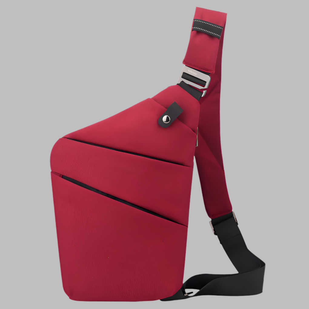Compacte & lichte schoudertas met meerdere compartimenten voor optimale organisatie, waterdicht nylon.