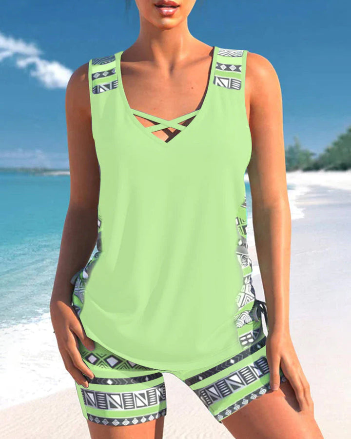 Dames tankini: het perfecte badpak voor een trendy en ontspannen zomer.