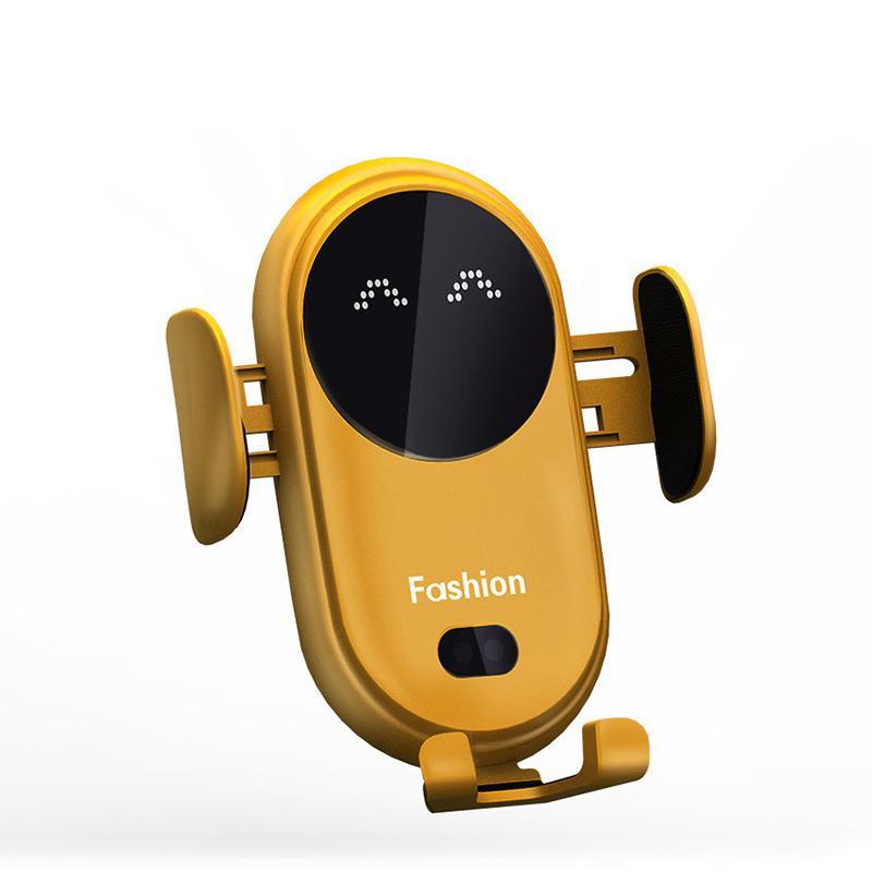 Verstelbare Voltix smartphone houder auto met draadloze oplader. Veilige grip en 360° rotatie voor optimaal zicht.
