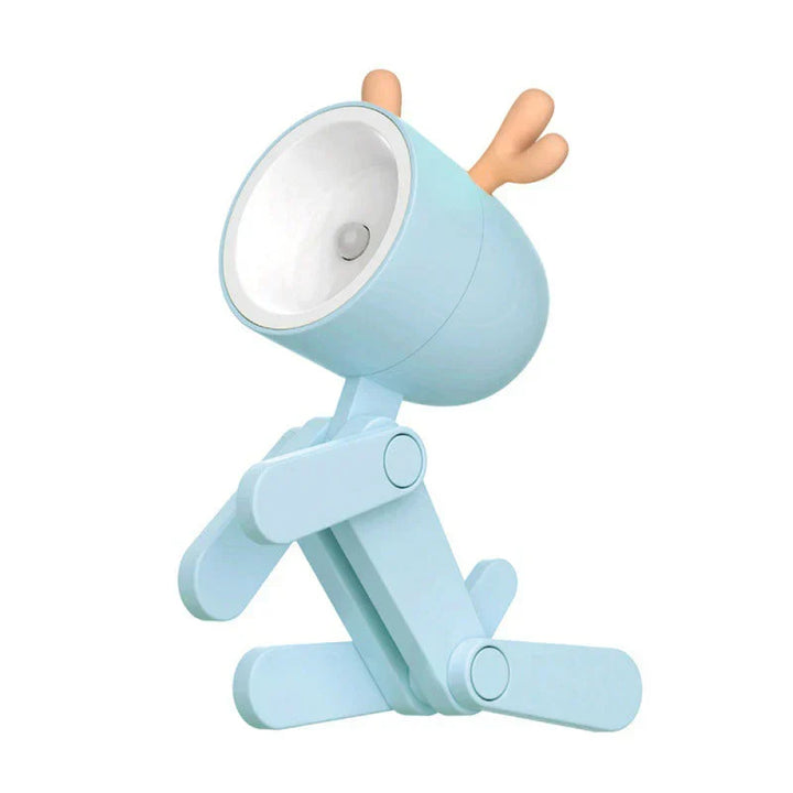 Compact GlowMini LED nachtlampje, dierenvorm, voor gezellige en veilige kinderkamer.