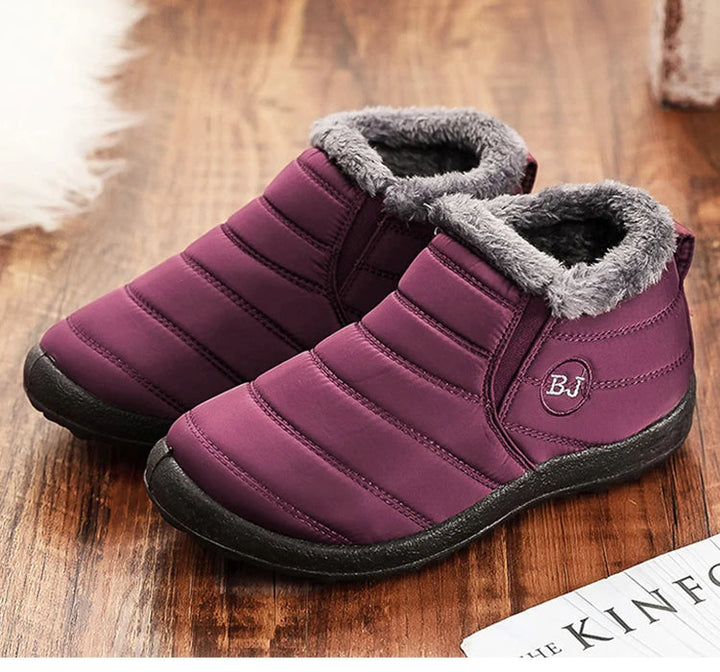 Heren warme en waterdichte instappers. Comfortabele slip-ons voor winterse dagen, tegen sneeuw en kou.