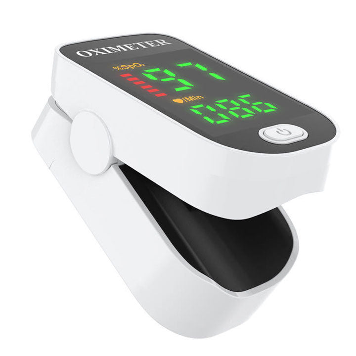 Essentiële pulsoximeter voor het controleren van zuurstofverzadiging en polsslag.
