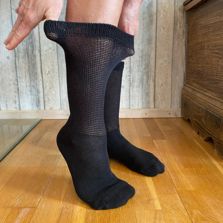 Medische neuropathie sokken, ademend & zacht. Optimaliseert comfort bij gevoelige en kwetsbare voeten.