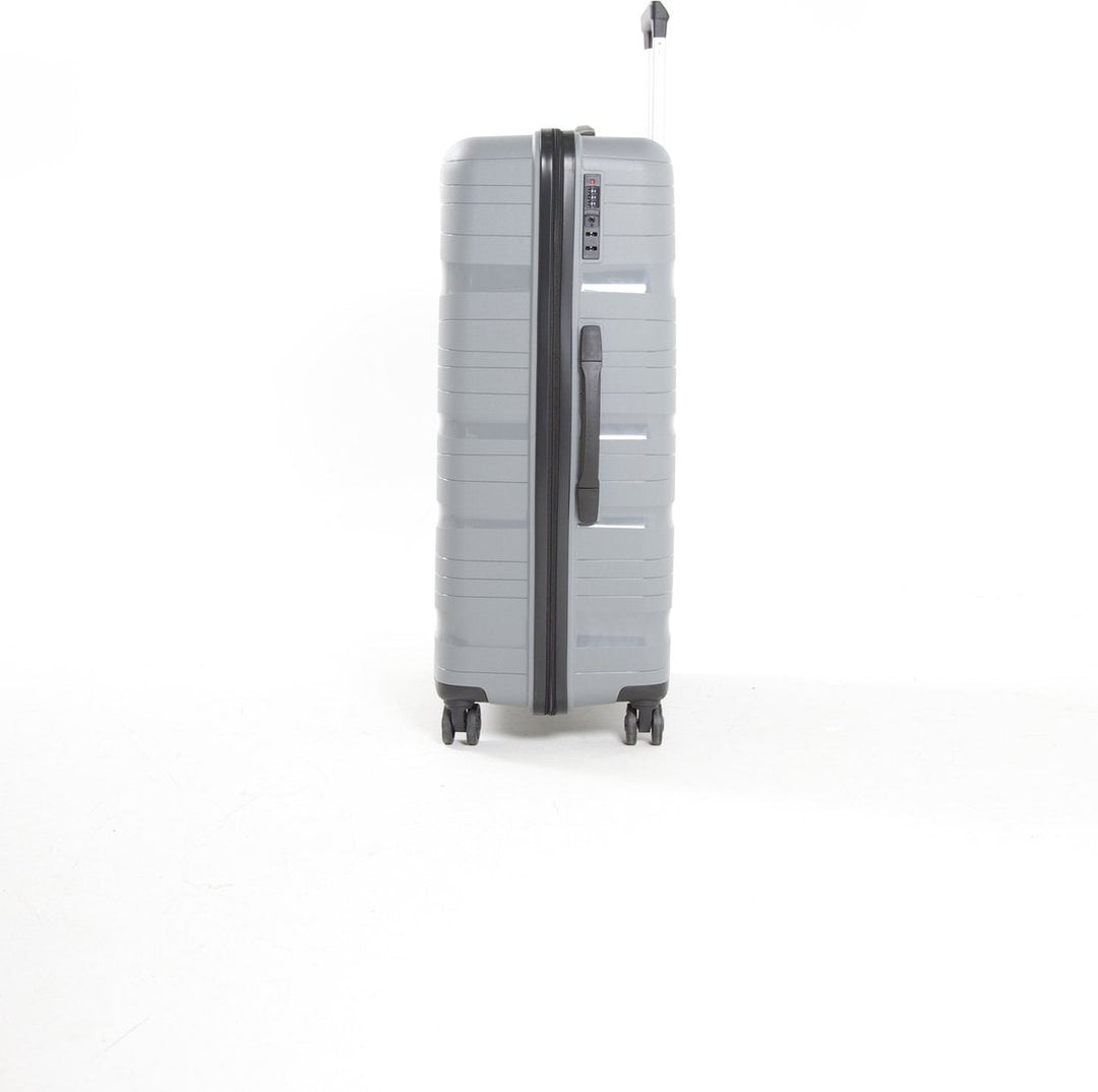 Ergonomisch handvat van de Oslo reiskoffer voor comfortabel dragen; duurzaam en gebruiksvriendelijk design.