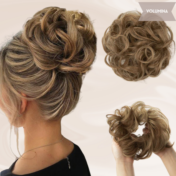 Synthetische dames haarknot, haarstyling gemakkelijk gemaakt, alle kleuren.