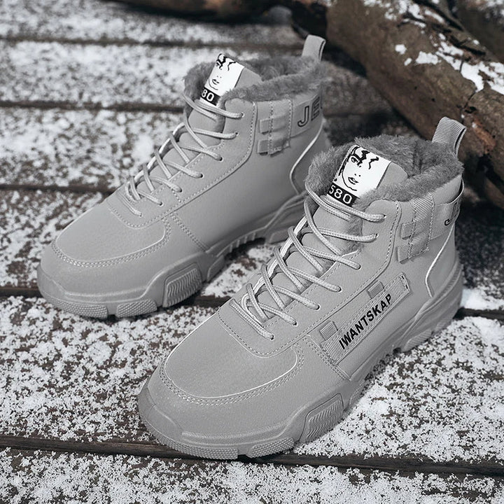 Winterproof heren sneakers, bieden grip en warmte, perfect voor actieve mannen.