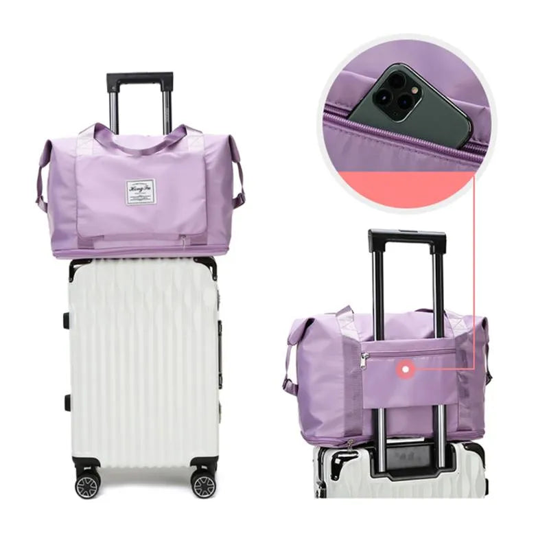Handige reistas organizer voor efficiënt opbergen van kleding en accessoires tijdens reizen.