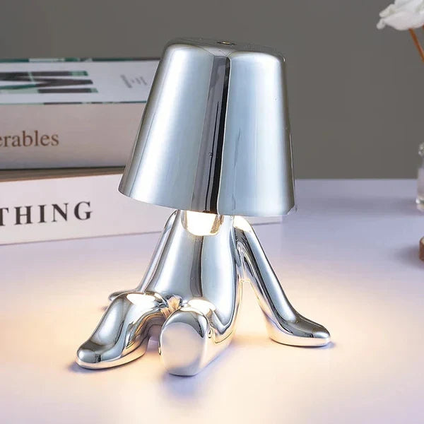 Warm licht tafellamp, dimbaar en draadloos. Perfect sfeerlicht met energiezuinige LED.