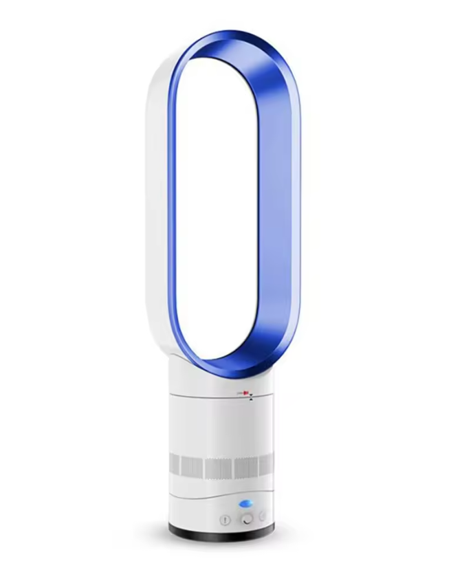 Design torenventilator met handige afstandsbediening; zorgt stil en efficiënt voor verkoeling in huis.