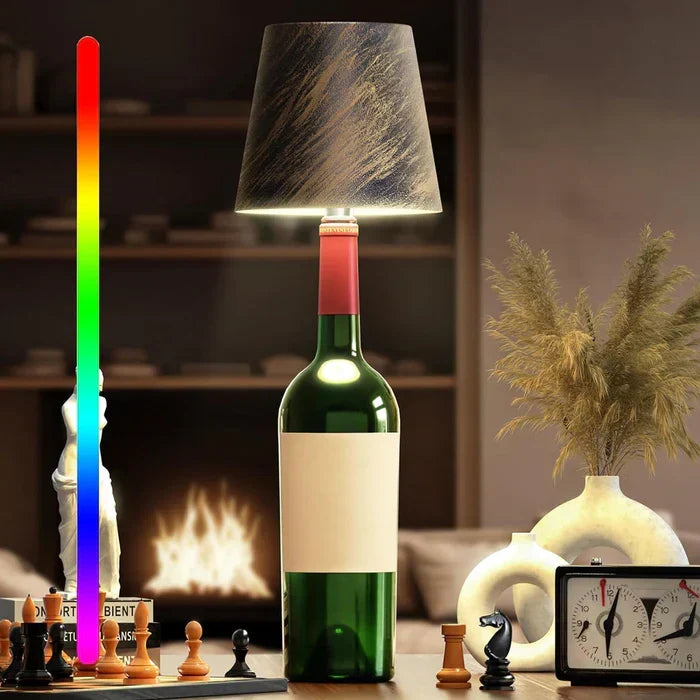 Duurzame draadloze LED lamp, geschikt als buitenverlichting op terras.