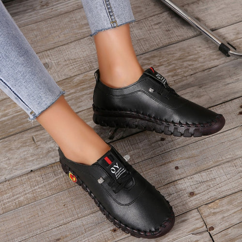 Platte damesloafers Ella, orthopedische comfortschoenen voor dagelijks gebruik met focus op ondersteuning.