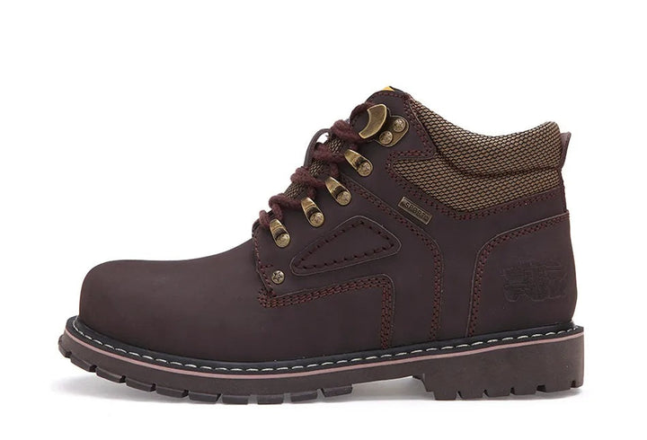 Modieuze heren retro wintersneakers, waterdicht en warm, voor een stijlvolle casual look in de winter.