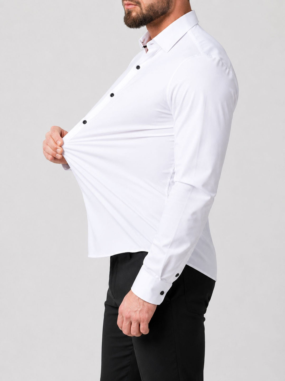 Elegant herenoverhemd met stretch, perfecte pasvorm en ultiem comfort voor elke gelegenheid.