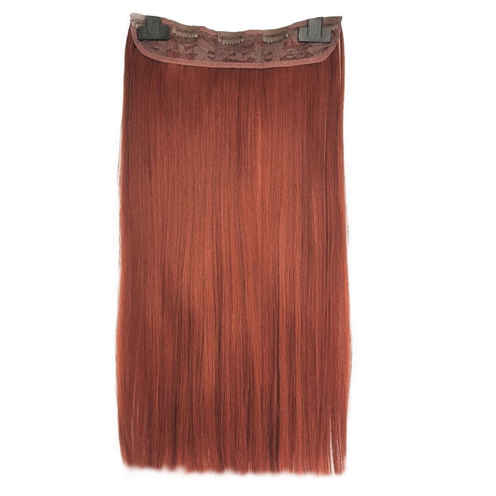 Natuurlijk haar clip-in extensions. Keratine voor prachtig lang haar en extra volume, dames.