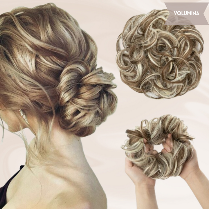 Grijze haarknot dames, snelle haarstyling voor een verzorgd uiterlijk.