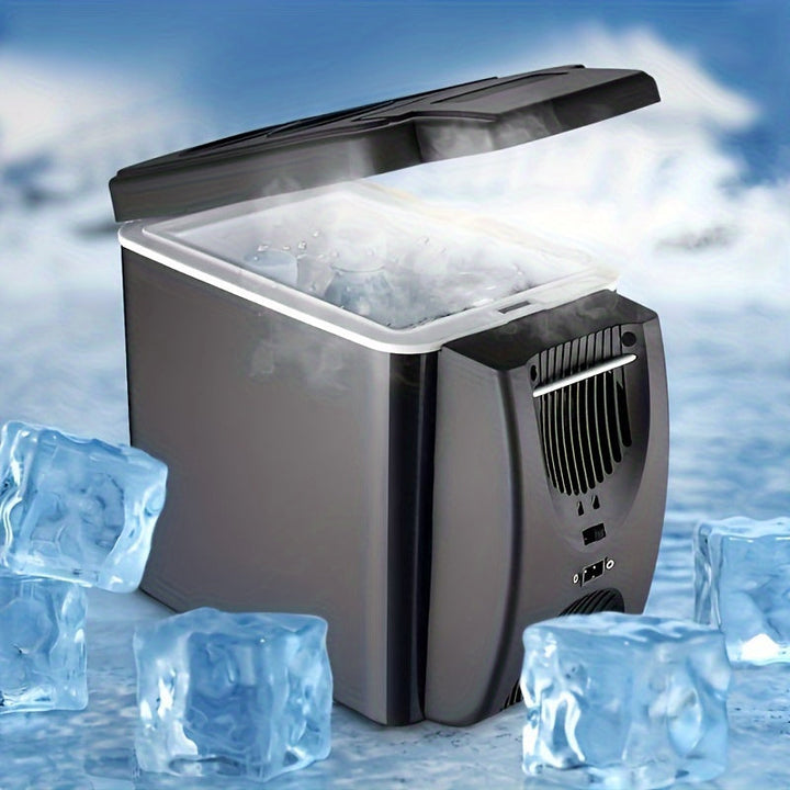 Compacte 6L mini koelbox 12V, perfect voor het koelen van dranken en eten tijdens picknicks en trips.