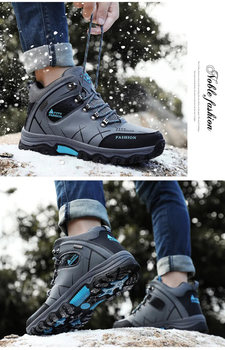 Ademende heren winterschoenen, waterdicht en warm, houdt je voeten droog en fris.