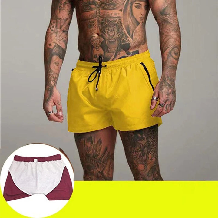Lichtgewicht heren zwemshort met elastische tailleband, voor maximaal comfort tijdens zwemmen of zonnebaden.