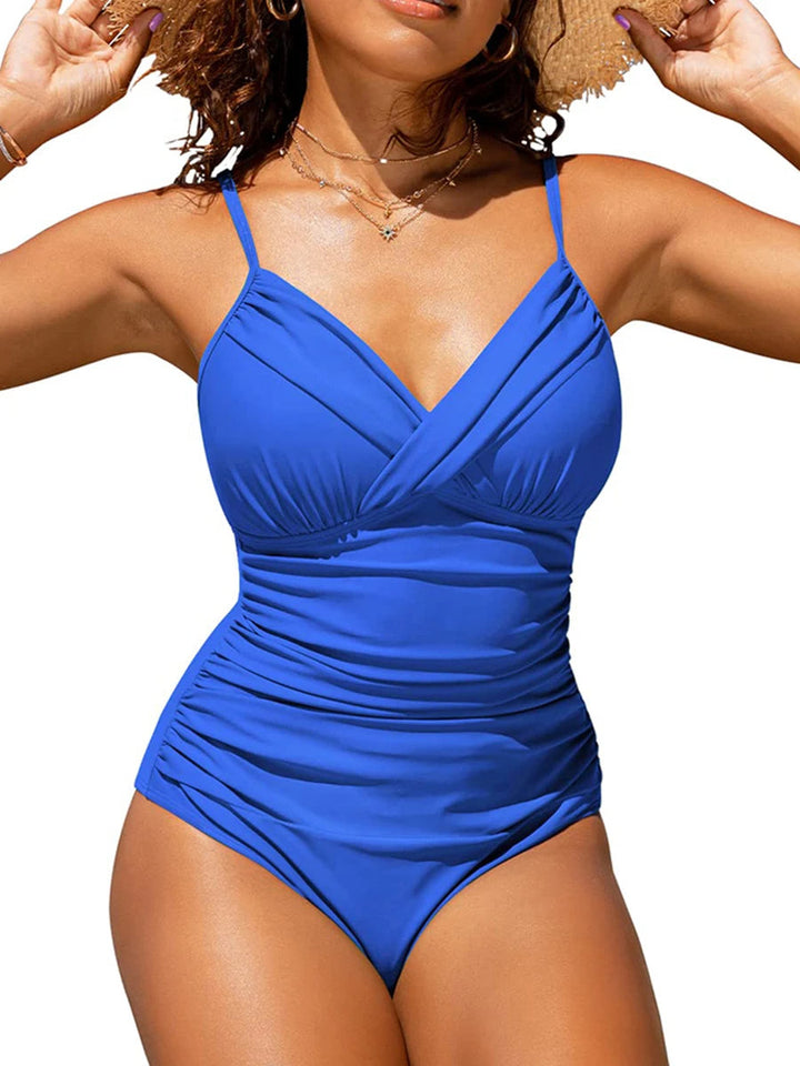 Zomers plus-size badpak 2XL voor dames. Stijlvolle strandmode met een comfortabele, gewatteerde pasvorm.