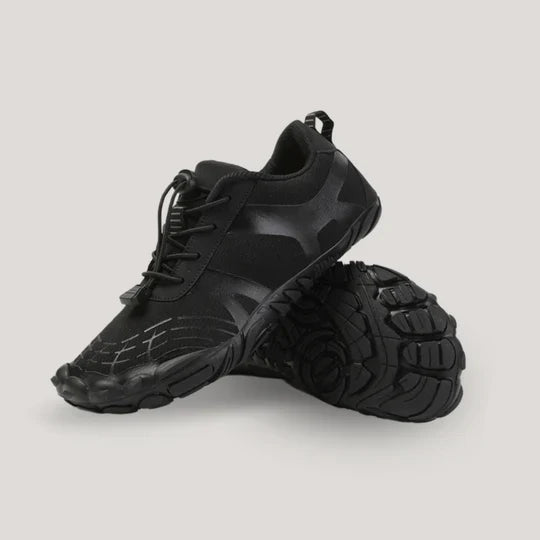 Minimalistische uniseks barefoot sneakers die voetgezondheid en natuurlijk loopcomfort bevorderen, ook outdoor.