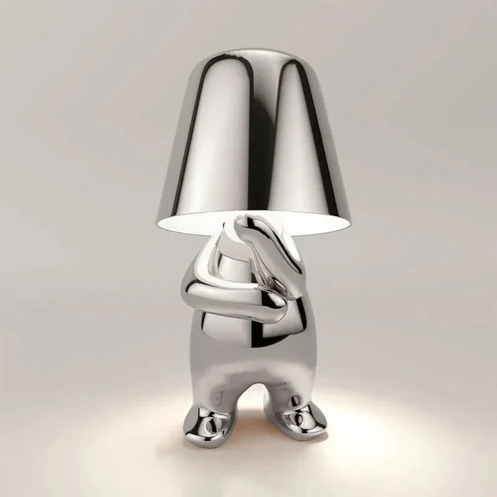 Unieke design LED tafellamp GlowCraft. Draadloos, oplaadbaar en sfeervol dimbaar licht.