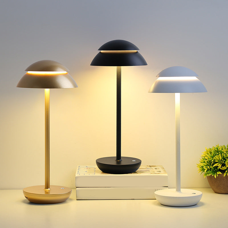 Draadloze oplaadbare GlowBeam LED tafellamp; modern design voor sfeervolle interieurverlichting.
