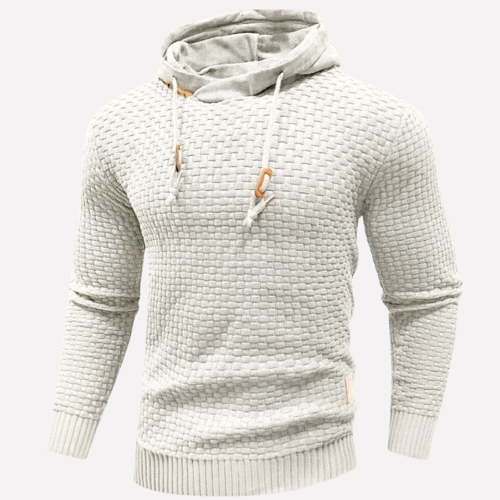 Veelzijdige heren hoodie pullover, geschikt voor vrije tijd, sport of als comfortabele laag herenkleding.