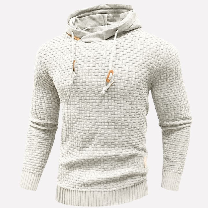 Veelzijdige heren hoodie pullover, geschikt voor vrije tijd, sport of als comfortabele laag herenkleding.