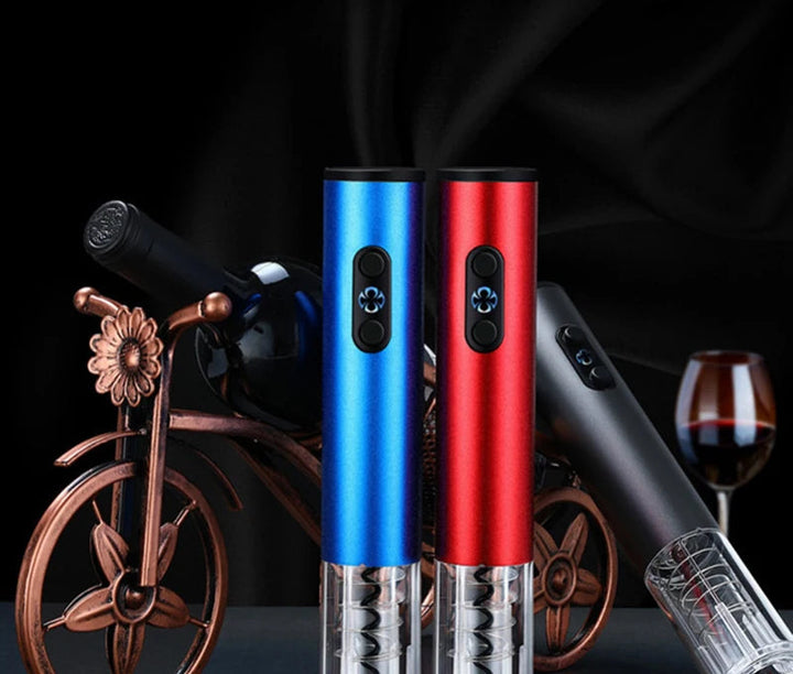 Ideaal cadeau: deze automatische elektrische kurkentrekker maakt wijnflessen openen eenvoudig en elegant.
