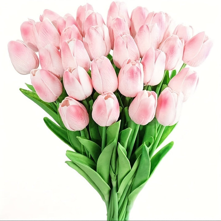 Levensechte kunst tulpen, perfecte imitatie van echte bloemen voor elk interieur.