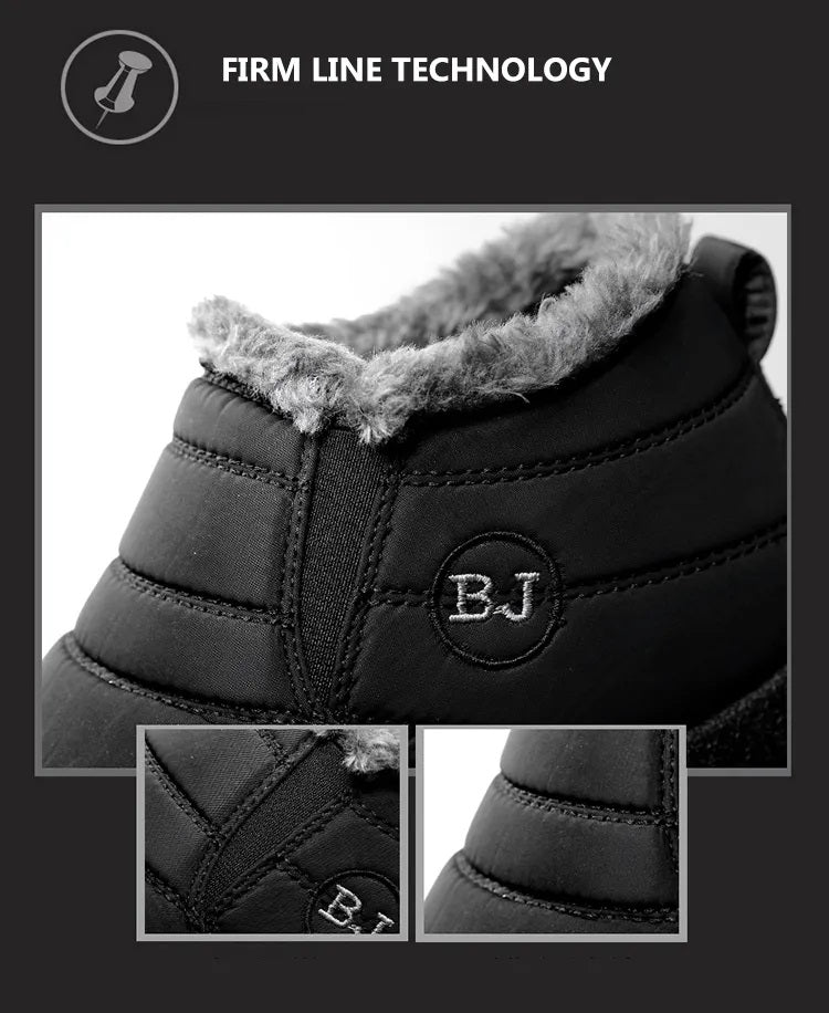 Ultiem comfort met deze heren warme instappers. Waterdichte winterschoenen, perfect voor koude dagen.